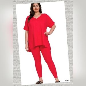 Zenana 2 Piece Set-Red